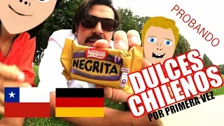 🟡 PROBANDO Dulces CHILENOS en ALEMANIA 🍫🍬🍭