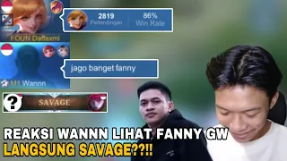 PAMERIN SKILL FANNY GW DEPAN WANN SAMPE SAVAGE!! WANN TERPUKAU LIHAT FANNY GW!!