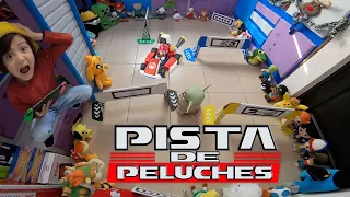 Construyo con PELUCHES el Circuito más Difícil para mi COMPETENCIA