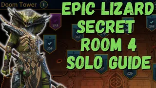 🔥 Epic Lizardmen Secret Room Made EASY 🔥 Venomage Solo GUIDE  | RAID SHADOW LEGENDS