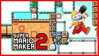 I Doth Protest // Super Mario Maker 2 Troll - Benign Troll Level by Zoliking