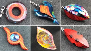 Resin art Amazing 6 styles of pendant jewelry Essence compilation 6 /S97