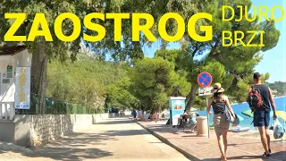 A drive through Zaostrog, Makarska Riviera, Dalmatia, Croatia, August 2022