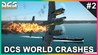 Realistic Plane Crashes & Water Landings Compilation #2 - DCS World