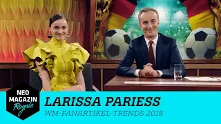 Larissa Parieß: WM-Fanartikel-Trends 2018  | NEO MAGAZIN ROYALE mit Jan Böhmermann - ZDFneo