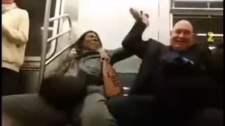 New York City Subway Fight (Over A Seat)!!