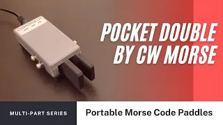 CW Morse Pocket Double Paddle Morse Code Key