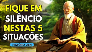 ⚡ Fique em Silêncio nestas 5 Situações | História Zen