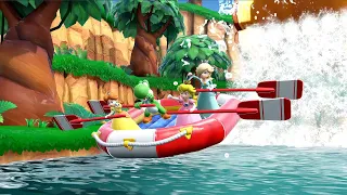 Super Mario Party River Survival Peach Daisy Rosalina Yoshi Complete Walkthrough