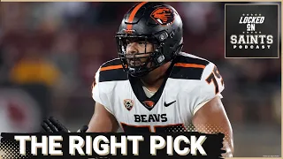 New Orleans Saints Get The Right Guy In Taliese Fuaga | 2024 NFL Draft