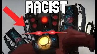 Why Titan Speakerman is racist