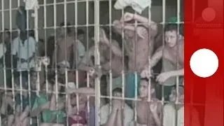 Pelea entre detenidos en una cárcel de Brasil -- imágenes violentas
