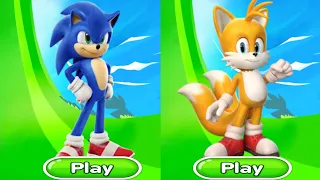 Sonic Dash -  Movie Sonic Vs Movie Tails Vs All Bosses Zazz Egman -All 86 character unlocked