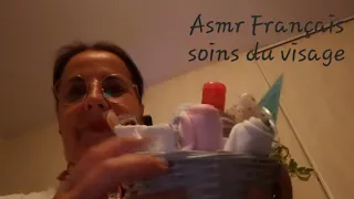 Asmr Français vidéo personnalisée pour "Lili" soins du visage ,gommage  et masque, fait maison. 🙂