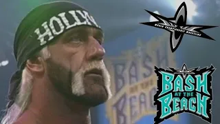 Controversy ensues as Jeff Jarrett lays down for Hollywood Hogan - Bash at the Beach 2000