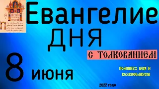 Евангелие дня с толкованием  8 июня  2022 года 90 псалом