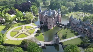 De Haar Castle. Utrecht Nederland. Замок Де Хаар Утрехт Нидерланды