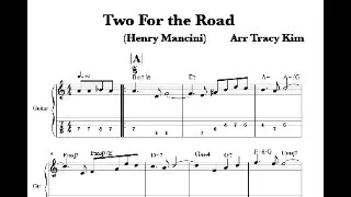 Two For The Road(Mancini) - Jazz Guitar Lesson-Chords, Analysis, Melody, Soloing and MORE! TABS