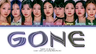 TWICE Gone (Color Coded Lyrics/Han/Rom/Pt-Br)