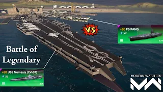 Modern Warships USS Nemesis vs FS PANG🔥