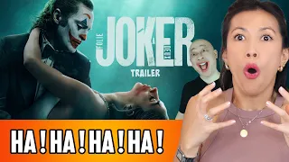 Joker: Folie A Deux Teaser Trailer Reaction | She's Crying When She Saw Lady Gaga As Harley Quinn!