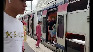 Paris city walk,France 🇫🇷, DOUBLE DECK TRAIN RER E