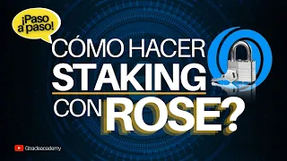 ¿Cómo HACER STAKING en Oasis Network (ROSE)? | Paso a Paso