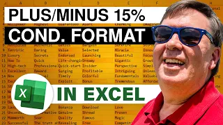 Excel - Conditional Format if Delta is Beyond 15% Above or Below - Excel - Episode 1509