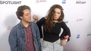 Ethan Cutkosky & Emma Kenney 3rd Annual “Airbnb Open Spotlight” Red Carpet