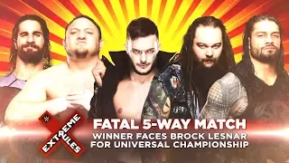 Don't miss the first-ever Extreme Rules Fatal 5-Way Match this Sunday at WWE Extreme Rules