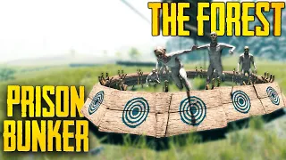 How to Build a Prison Trap or Archer Bunker (Invulnerable Wall) | The Forest