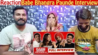 Reaction on Diljit Dosanjh Sargun Mehta & Sohail Ahmed Interview | Babe Bhangra Paunde Ne