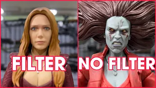 Marvel Legends Zombie Scarlet Witch Khonshu BAF Review