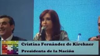 La presidenta promulgó la ley de Estatización de los Ferrocarriles en la Estación de Retiro