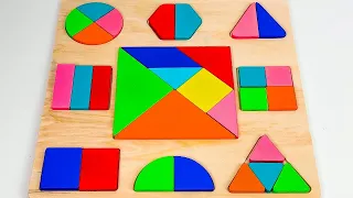 Best Learn New Shapes Puzzle | Preschool Toddler Learning Toy Video For Kids