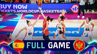 Spain v Montenegro | Full Basketball Game | FIBA Women's EuroBasket 2023