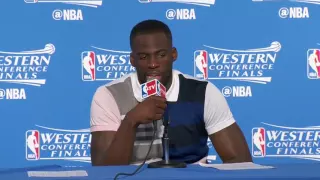 Draymond Green Postgame Interview   Thunder vs Warriors   Game 2   May 18, 2016   2016 NBA Playoffs