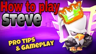 Zooba - How to play STEVE like a PRO | Zooba Character Guide & Pro tips