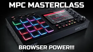 MPC Masterclass EP2 Browser Workflow and Shortcuts