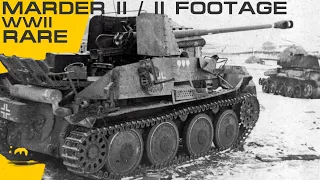 Rare WWII Marder II and III footage.