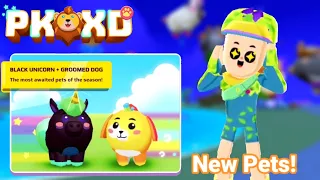 PK XD I BOUGHT THE NEW PETS!! THE GROOMED DOG AND THE BLACK UNICORN!! 🐶🦄 CamBo52