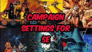 Campaign Settings for 5E | D&D