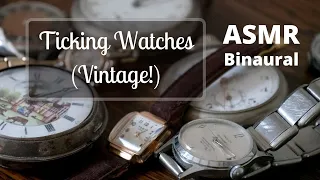 ASMR 30 Minutes of Binaural Ticking Vintage Watches