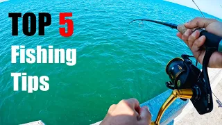 Top 5 Fishing tips | Skyway Fishing Pier