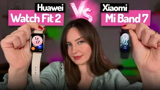 Akıllı bileklikler karşı karşıya! Xiaomi Mi Band 7 vs Huawei Watch Fit 2!