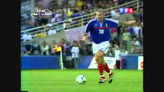 Zidane touch vs Denmark