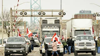 Brücken-Blockade durch Trucker in Kanada gefährdet Lieferketten | AFP