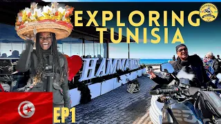 Riding to HAMMAMET, Tunisia's most popular coastal town. Exploring Tunisia [EP1]