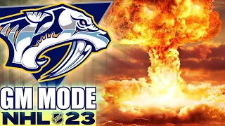 NHL 23 - Nashville Predators - GM Mode Commentary ep 8