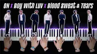 BEST BTS MASHUP! (ON x Boy With Luv x Blood Sweat & Tears) | Piano Cover by Pianella Piano